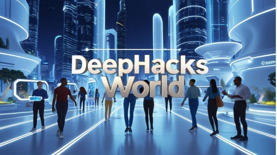 DeepHacks world where tasks are completed through AI, deep tech hackathon events, collaboration, and innovative problem-solving.