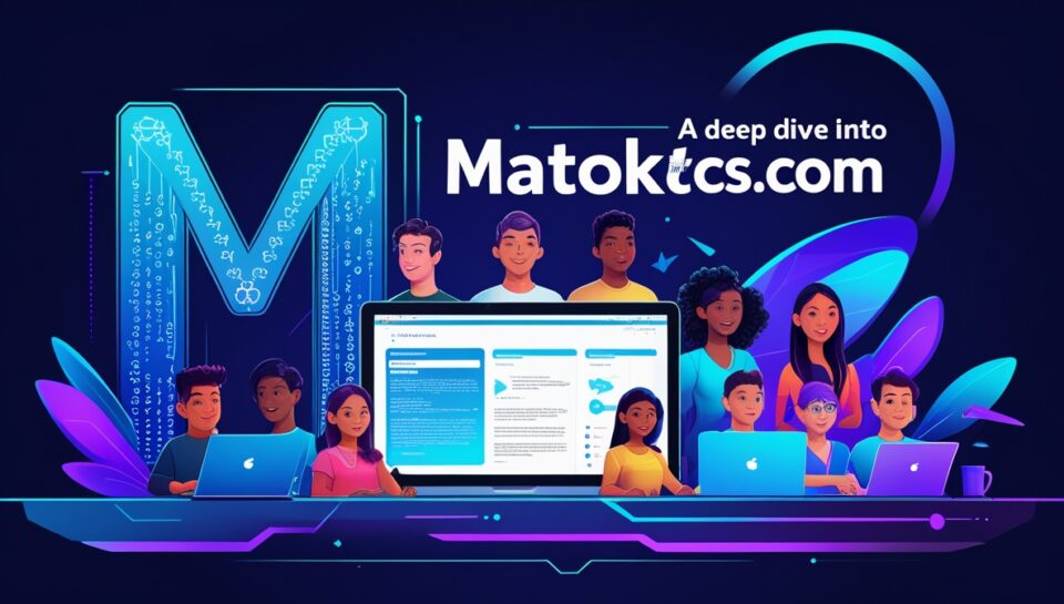 Matoketcs.com homepage showing tech news, app reviews, gaming tips, and security guides in simple language.
