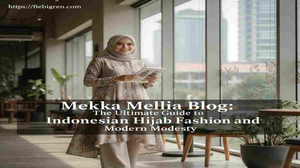 Mekka Mellia Blog showcasing Indonesian hijab fashion trends and modern modest style inspiration.