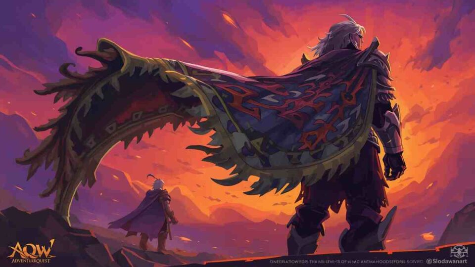 aqw cape blowing to the side